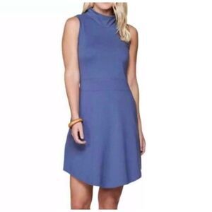 TOAD&CO Summerdance Sleeveless Organic Dress in Blueberry Women's Medium